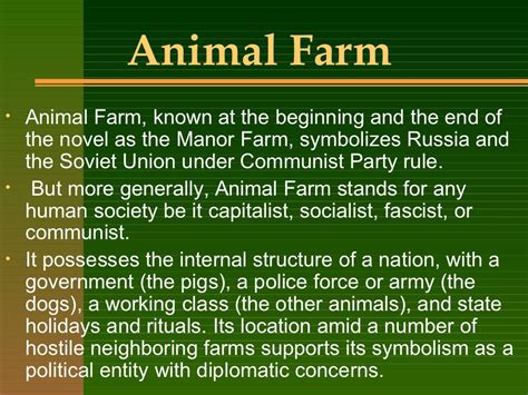 Animal Farm Theme Symbols Motifs