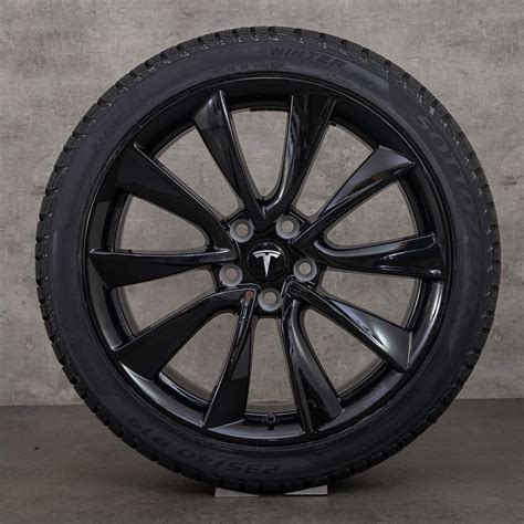 Tesla Model 3 Winter Tires OEM Wheels 19 Inch Rims 1044224 00 B NEW