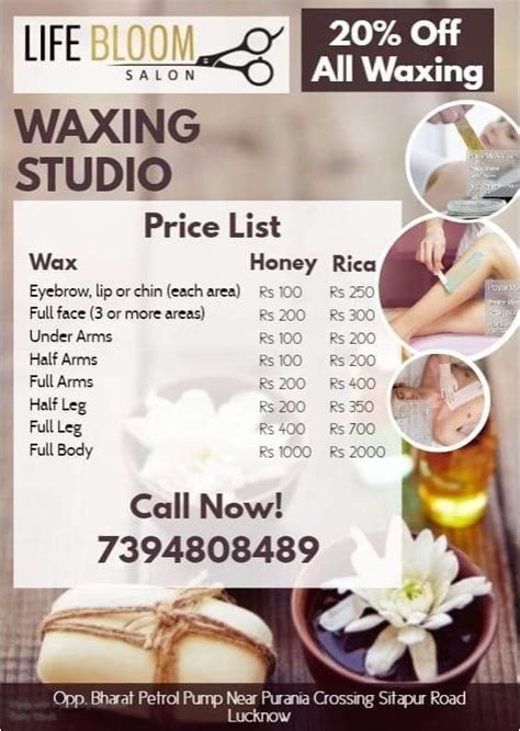 Life Bloom Salon Special Waxing Discount Off All Types Of Waxing