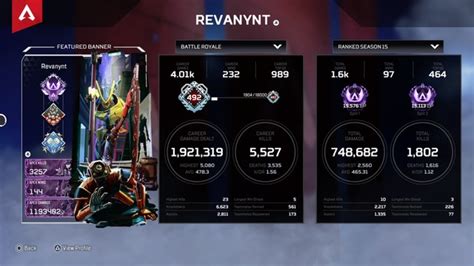 Rev Main Heirloom Purchased Many Rev Skins Legendary Varian Id