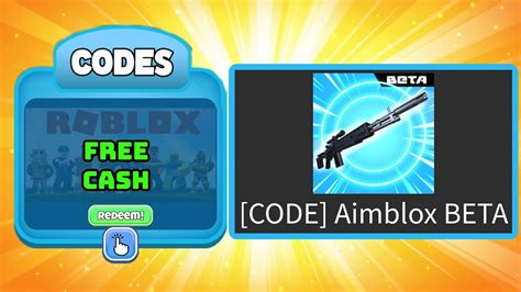 Roblox Aimblox Beta Codes Latest Roblox Codes Get Free Cash Youtube