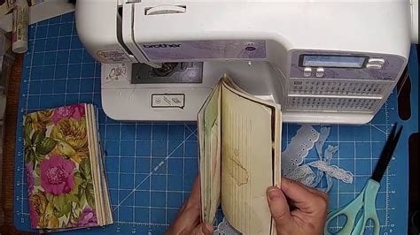 Junk Journal Basics Machine Sewing Youtube