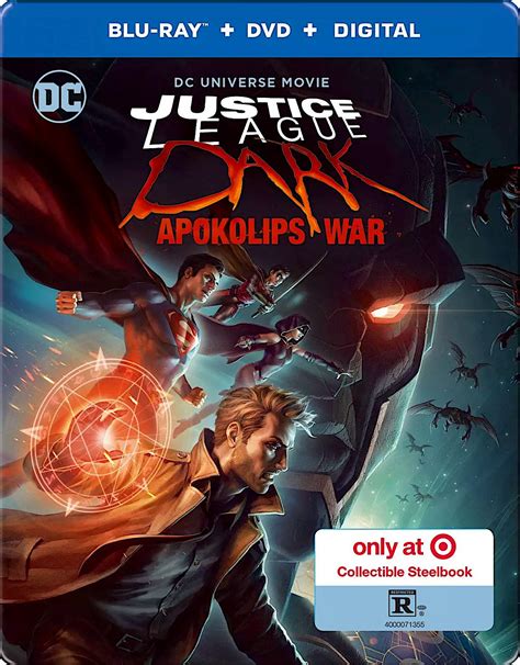 Justice League Dark Apokolips War Target Exclusive Blu Ray Steelbook