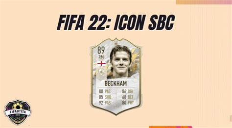 Fifa 22 Sfida Creazione Rosa David Beckham Medium Icon Sbc