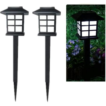 Outdoor Solar Pathway Lights Waterproof 2Packs Outside LED Decorative ...