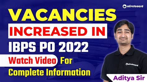 Vacancies Increased In Ibps Po 2022 Watch Video For Complete