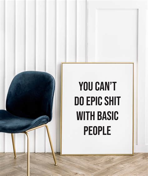 Tell People To Fuck Off Poster Printable Wall Art Inspirational