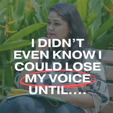 I DIDN’T EVEN KNOW I COULD LOSE MY VOICE UNTIL… | by The Diary of a ...