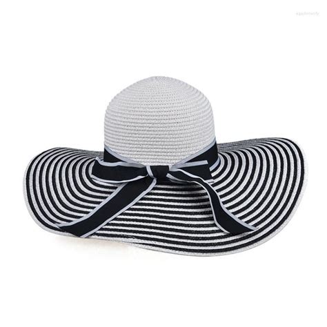 Sombreros De Ala Ancha Para Mujer Excelente Sombrero De Paja Flexible