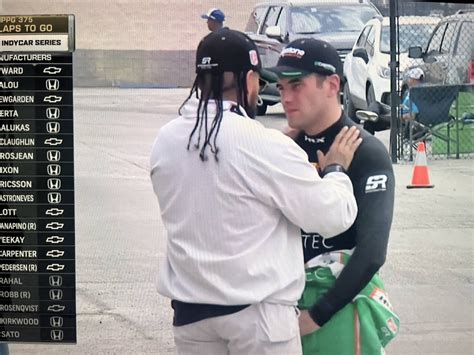 Did we ever find out who this guy talking to Defrancesco was? : r/INDYCAR