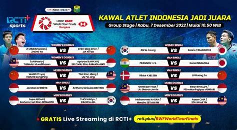 Link Live Streaming Bwf World Tour Finals 2022 Siang Ini Jojo Vs Ginting