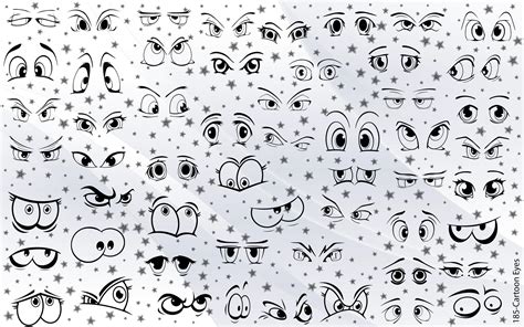 115 Cartoon Eyes, Eyes SVG Files, Eyes Svg, Cartoon Face SVG, Emotion ...