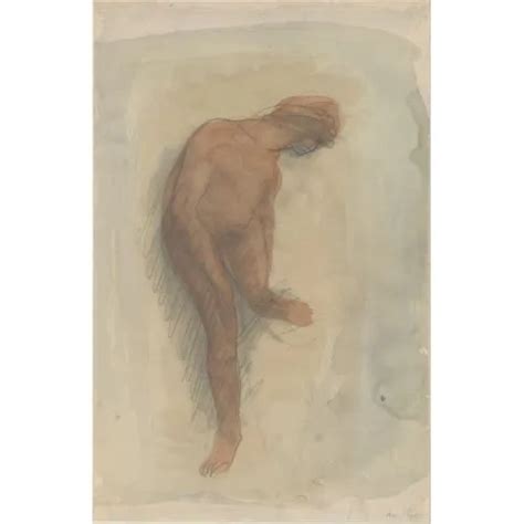 Auguste Rodin Nude Female Figure Holding Left Foot Arthipo