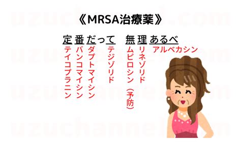 【ゴロ】mrsa治療薬 ゴロナビ〜薬剤師国家試験に勝つ〜