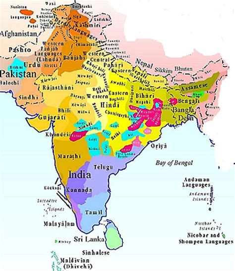 Most Widely Spoken Languages In India - WorldAtlas.com