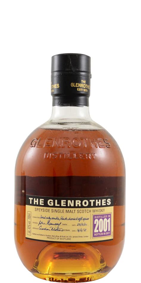 Glenrothes 2001 Ratings And Reviews Whiskybase