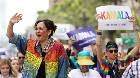 Gay Voters Are Smitten With Kamala Harris