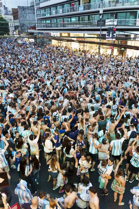 Buenos Aires Argentina December Happy Argentine Football