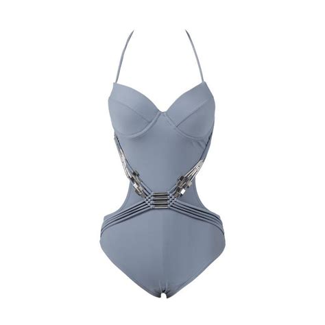 Sexy Backless Slim Body Covered Belly Slim Size Chest Gathered Bikini NHXW121949