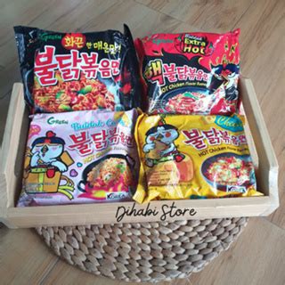 Jual Samyang Mie Instan Hot Chicken Ramen Original Buldak Carbonara Extra Hot Cheese