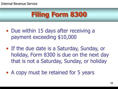 PPT - Form 8300 PowerPoint Presentation, free download - ID:6864711