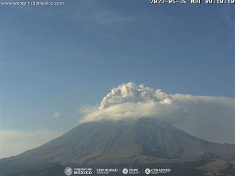 Reporte Del Monitoreo De Cenapred Al Volc N Popocat Petl Hoy De Mayo