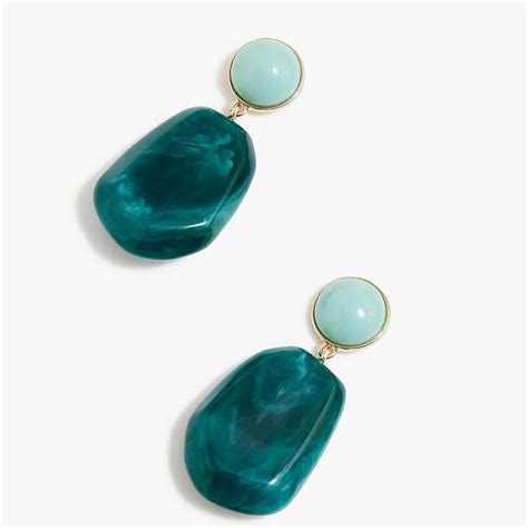 NWT J Crew Statement Stone Drop Earrings Dream Jewelry Cute Jewelry