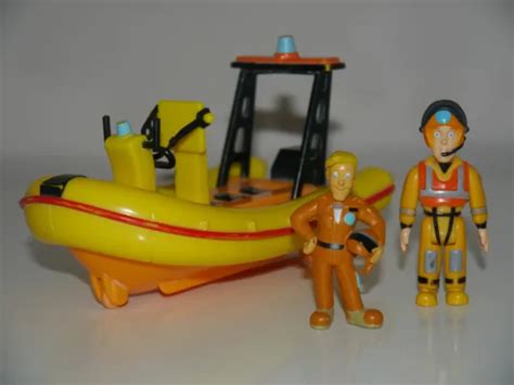Fireman Sam Toys Neptune Speed Boat Fireman Sam In Lifeguard Outfit