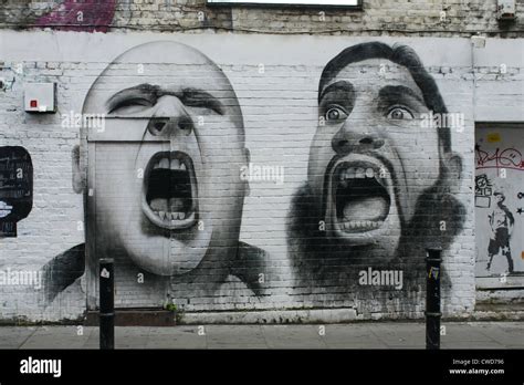 Brick Lane Street Art Stock Photo Alamy