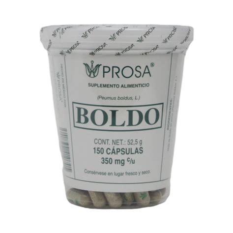 Cápsulas de boldo (PROSA) (150 cápsulas) – Teresita´s Natural