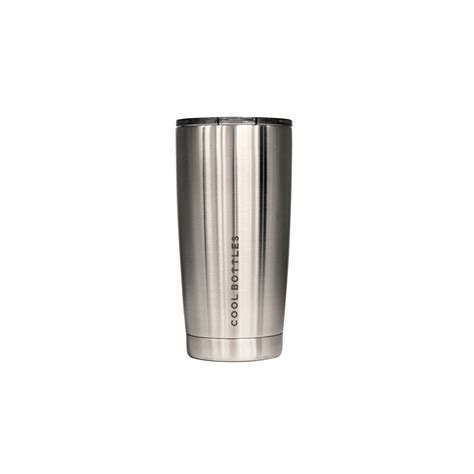Metallic Silver Tumbler Cool Bottles Drinkware Onetropic