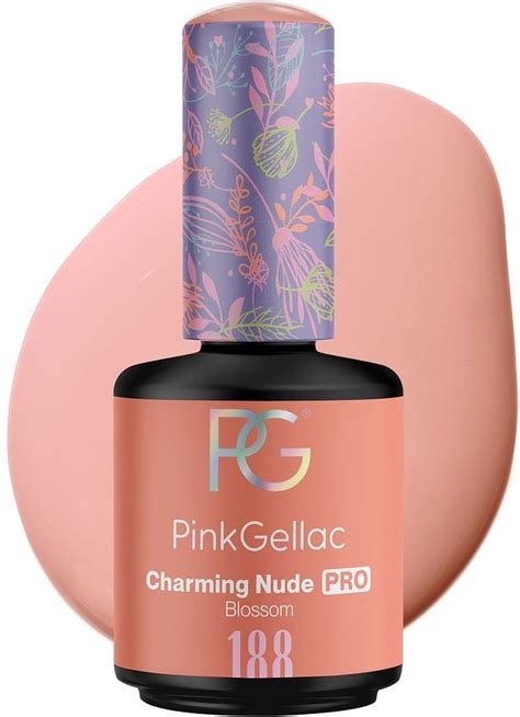 Pink Gellac Charming Nude Glanzende Gellak Ml Gel Nagellak