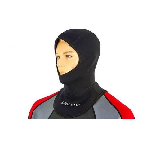 Шлем для дайвинга LEGEND GK-14 (3мм неопрен, р-р M-XXL, черный), Размер ...