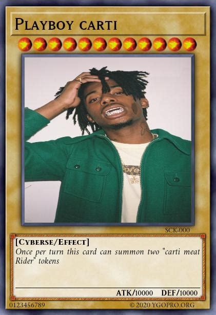 Playboy carti : r/customyugioh