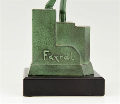 Art Deco Sculpture Nude With Dove Deconamic