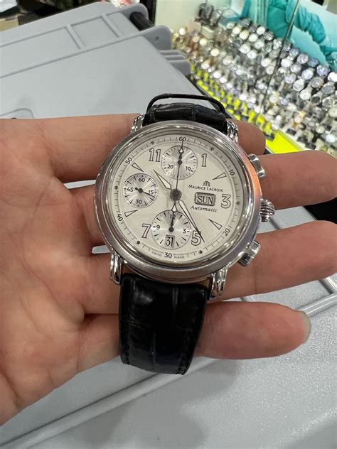 MAURICE LACROIX MASTERPIECE CRONEO SWISS MADE AUTOMATIC CHRONOGRAPH