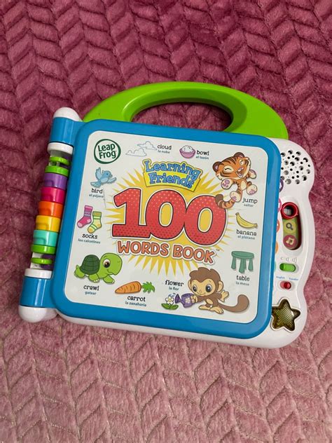 Leapfrog 100 word book english & spanish, Hobbies & Toys, Toys & Games ...