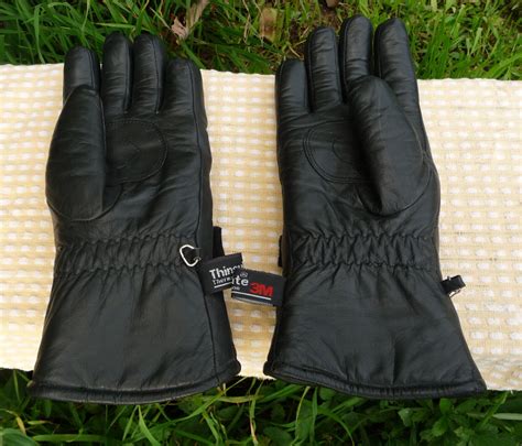 Motorrad Handschuhe Winter von Schuh Thinsulate Leder Gr XS für