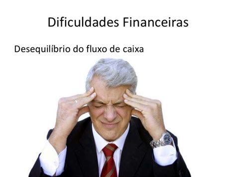 dificuldades financeiras