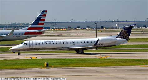 Aircraft N11140 2003 Embraer ERJ 145XR EMB 145XR C N 145732 Photo