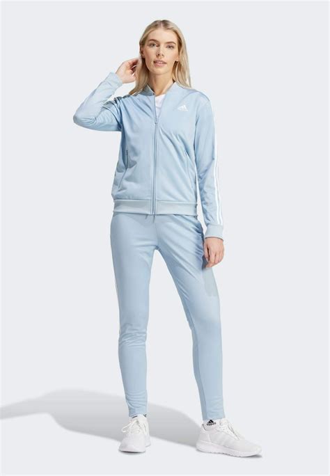 Adidas Sportswear Essentials 3 Stripes Tracksuit Blue Whiteblue Zalandoie