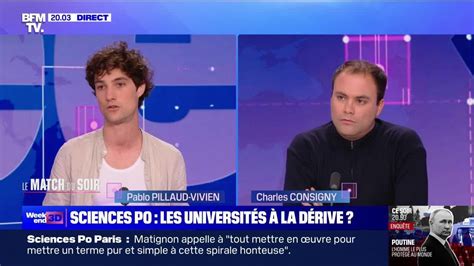 Le Match Pablo Pillaud Vivien Charles Consigny Du 3 Mai Sciences Po