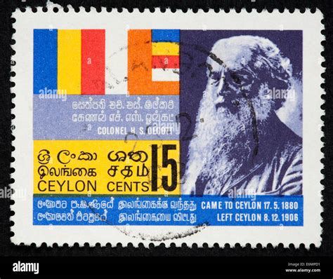 Sri Lanka Postage Stamp Hi Res Stock Photography And Images Alamy