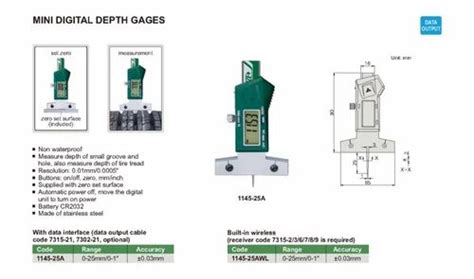 Insize Mm Tire Depth Gauge A At Piece In Ahmedabad