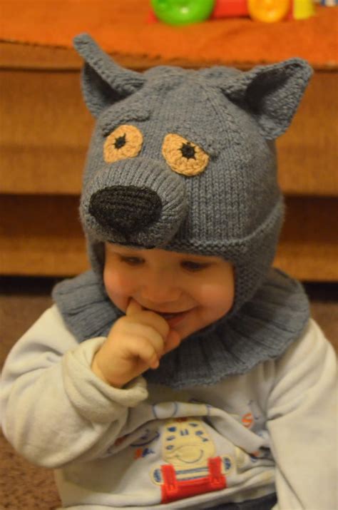 Волк. Вязание (Вяжу на заказ) | Детские вязаные шапки, Смешные шляпы ...