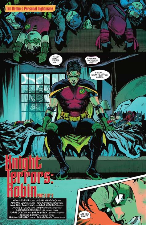 DC Comics Knight Terrors Spoilers Nightmare Stone Quest Continues As