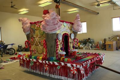 Angela's Two angels: Candy Land Parade Float