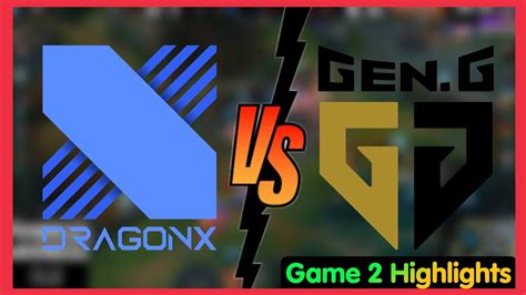 Gen Vs Drx Game 2 Highlights Semifinals Worlds League Of Legends 2022