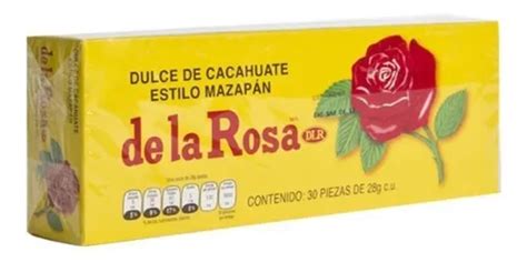 Caja Mazapan Grande La Rosa Con 20 Paquetes De 30 Piezas Envío Gratis