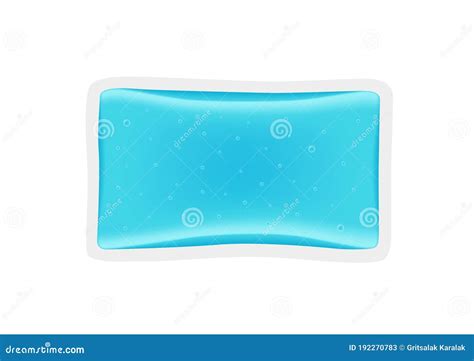 Hot And Cold Gel Pack Vector First Aid Stock Vector Illustration Of Container Clear